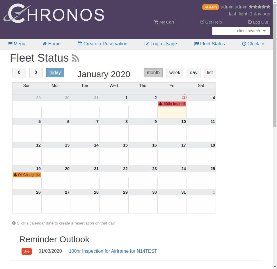 fleet status with predictive outlook